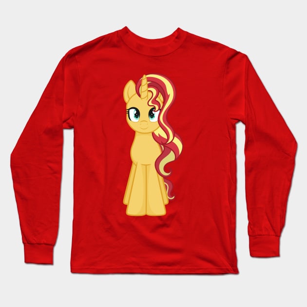 My Little Pony Sunset Shimmer Long Sleeve T-Shirt by SketchedCrow